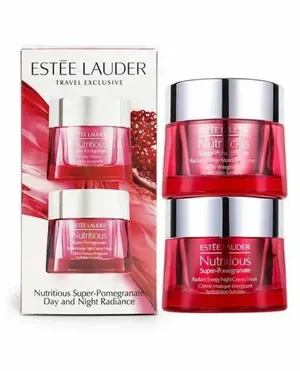 Estée Lauder 雅诗兰黛 Nutritious 鲜活亮采红石榴面霜套装 规格 50ml x 2